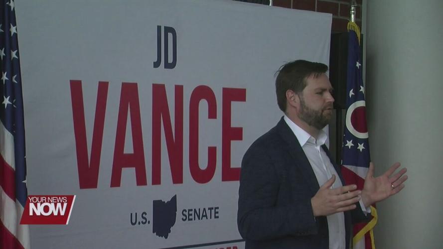 Vance rallies support of voters during stop in Lima