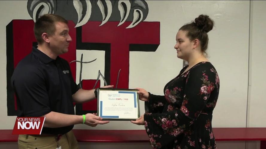 Payton Plescher named June 2024 Student Employee of the Month by OhioMeansJobs Allen County