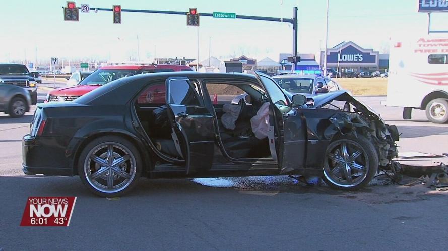 SUV flips in crash at intersection of Eastown and Elida