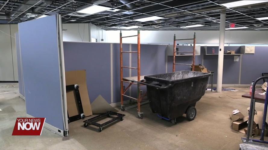 Temporary office changes due to construction at the Lima Municipal Building