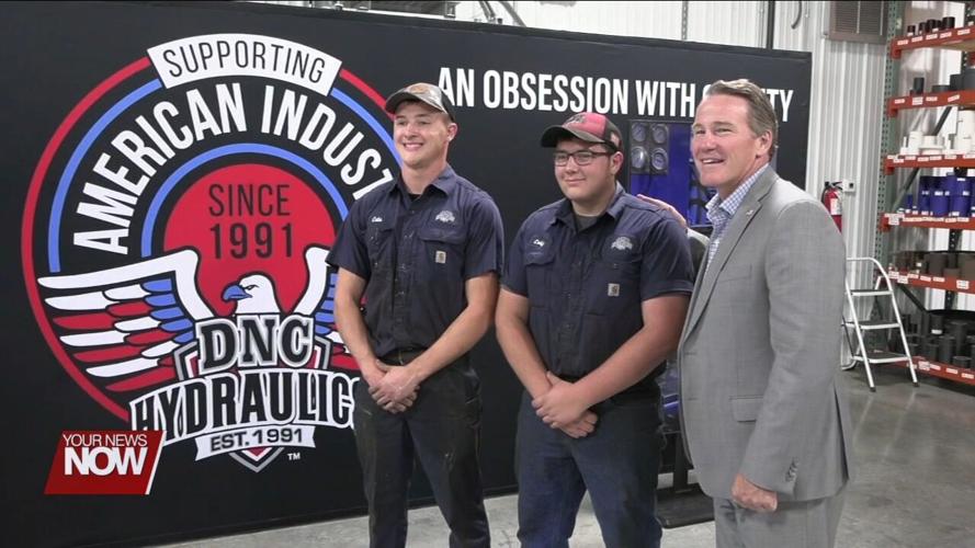 Ohio Lt. Governor visits DNC Hydraulics in Rawson to see impact of TechCred program