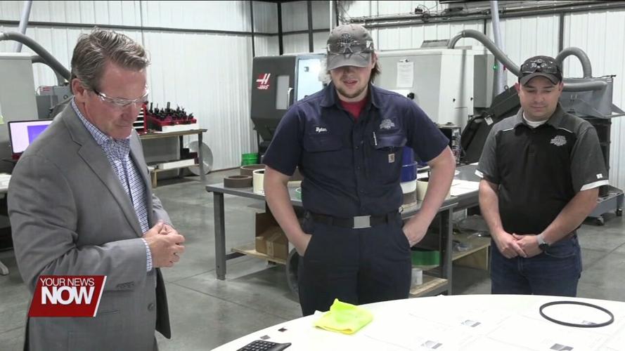Ohio Lt. Governor visits DNC Hydraulics in Rawson to see impact of TechCred program