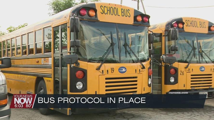 Lima school buses enacting protocol for school year