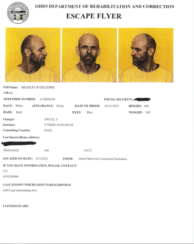 Escape Flyer Gillespie