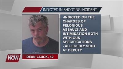 An Arlington man faces two charges for shooting at deputies last year