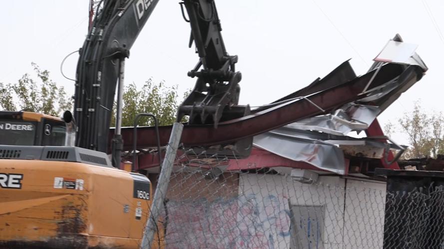Swifty gas station on Elida Road demolished