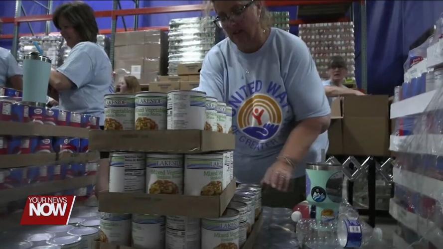 More than 80 volunteers lend a hand at the West Ohio Food Bank
