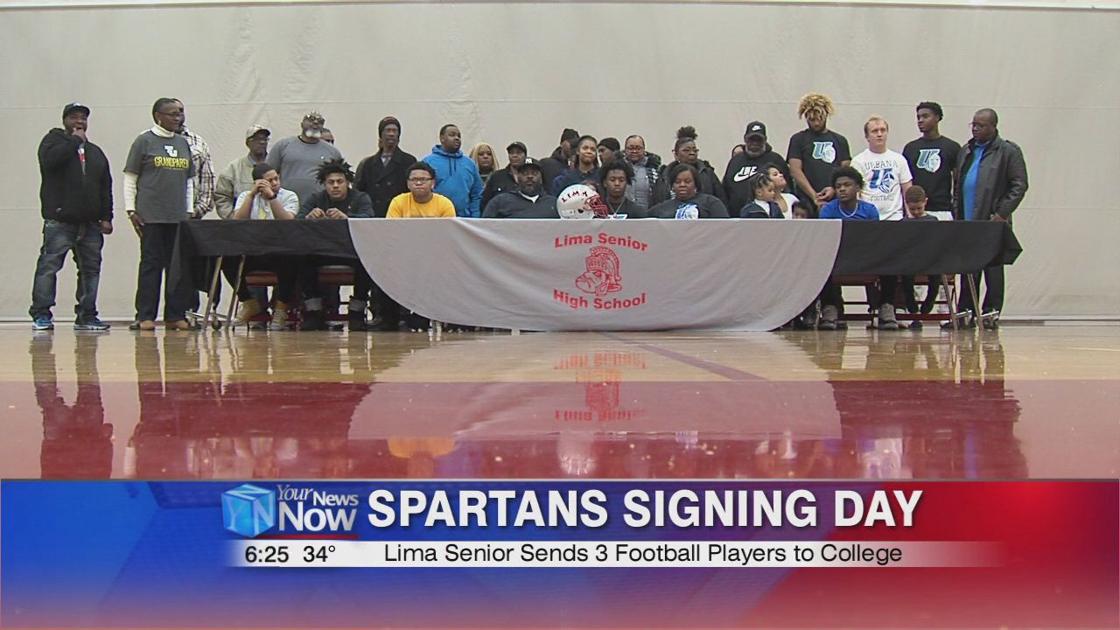 Lima Senior Sends Three Football Players To College Ranks Sports