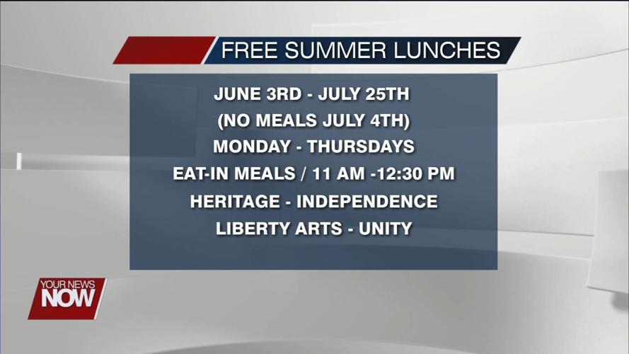 Lima City Schools offering free lunches during the summer for kids and teens