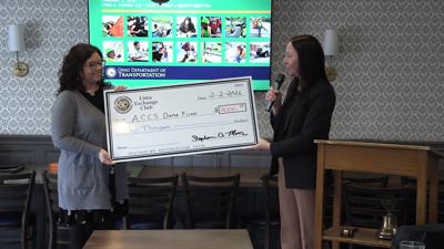 Community partnership supports families through donation to Children Services