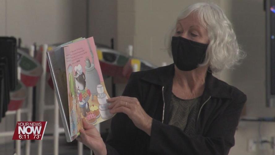 Bluffton University's Lion and Lamb visit Liberty Arts Magnet for lesson on peace and kindness