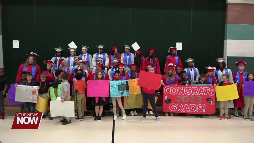 Lima Senior DECA students say farewell to their Littles before graduation