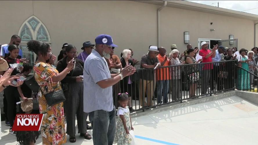Second Baptist Church celebrates end of debt with mortgage burning, new parking lot dedicated