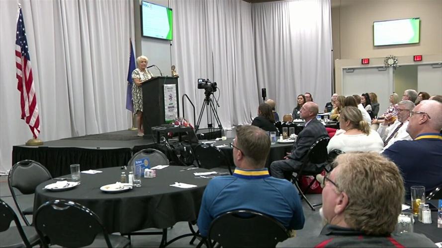 Lima Rotary Club hears first hand experience of volcano disaster relief efforts