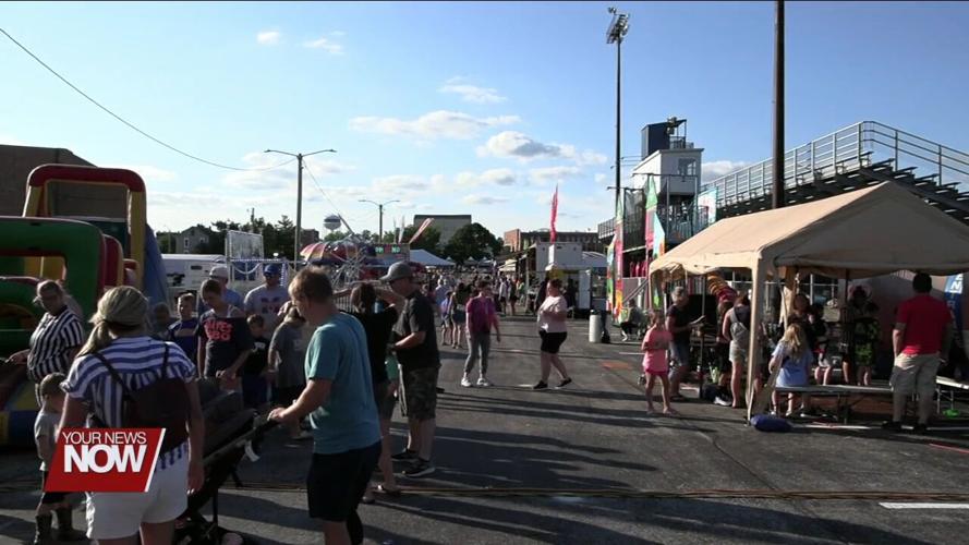 Residents & visitors enjoying the fun at the 2024 St. Marys SummerFest