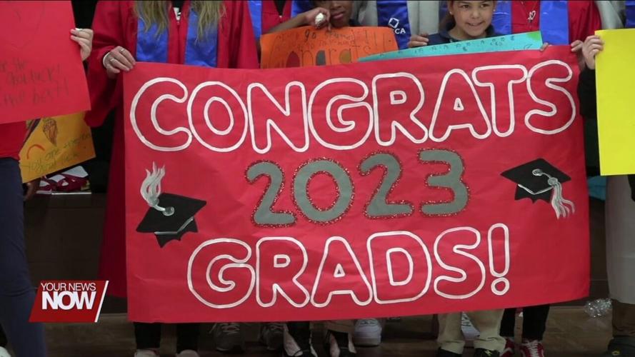 Lima Senior DECA students say farewell to their Littles before graduation