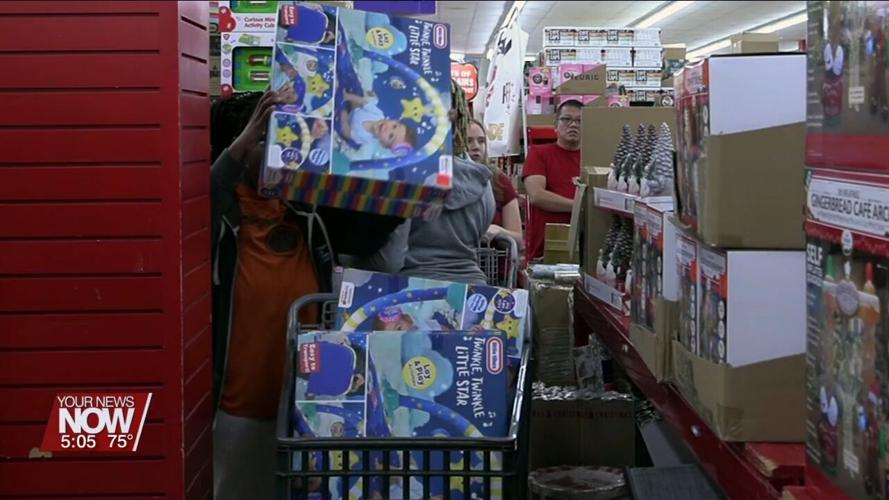 The Lima Salvation Army begins its Christmas toy shopping thanks to a donation from Ollie's