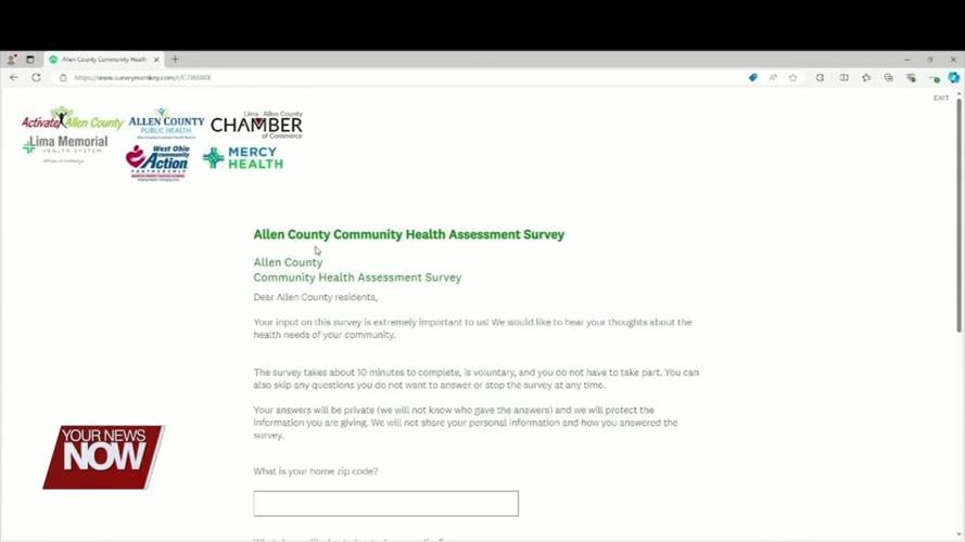 Allen County residents asked to fill out brief survey from the health department