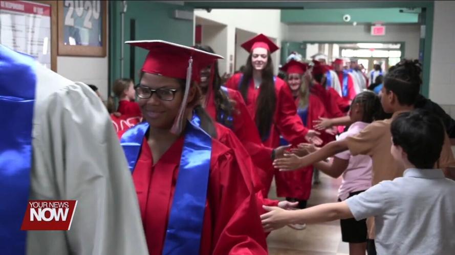 Lima Senior DECA students say farewell to their Littles before graduation