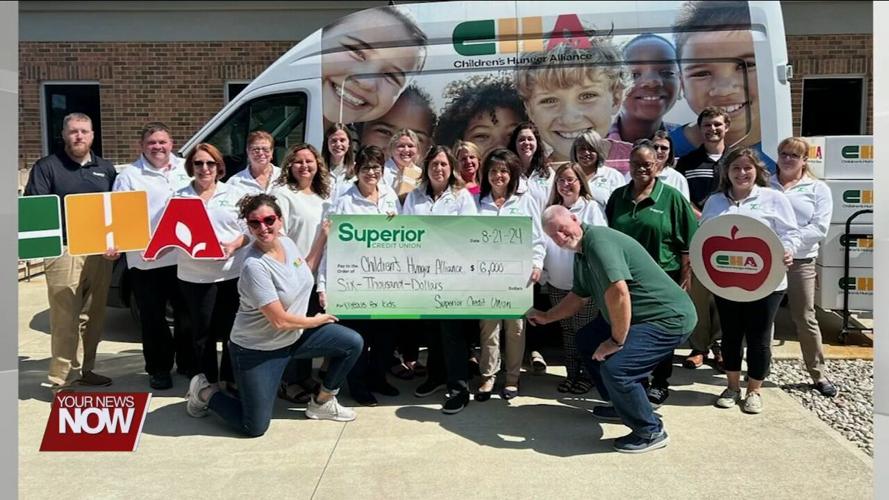 Superior Credit Union helping out Children's Hunger Alliance with food boxing and donation