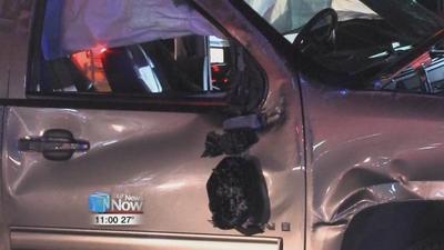 Portion of Elida Road closed due to multiple vehicle crash