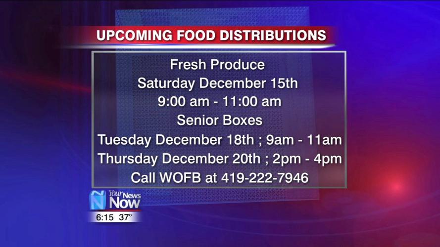 West Ohio Food Bank Upcoming Dec Distrubution