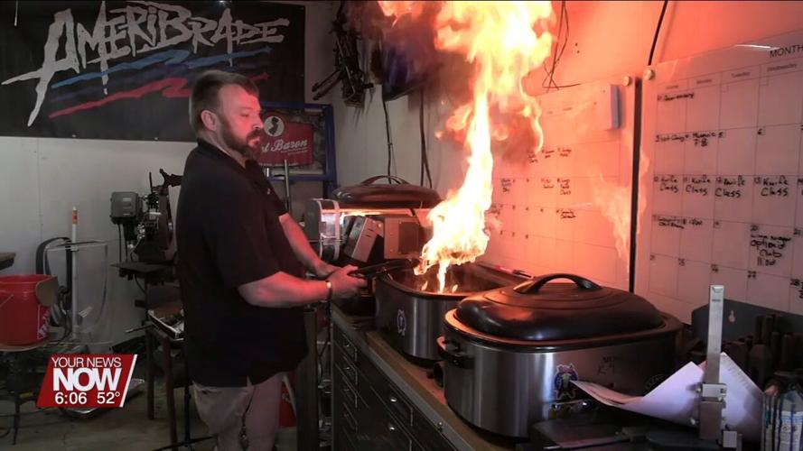 Smiths from "Forged in Fire" are in Lima this weekend to raise money for Warriors Way