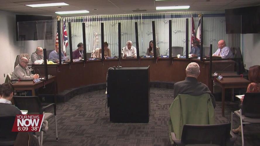 Mayor Smith to talking about her framework for organization change for Lima at council meeting