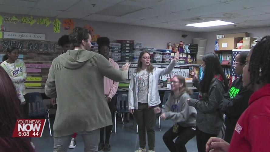 An international institute for the arts working with Heir Force Academy students to strengthen their theatre skills