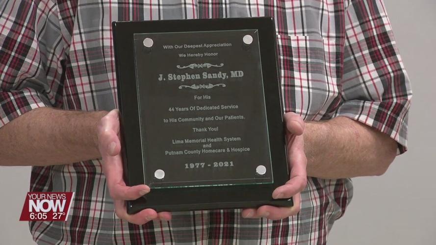 Lima Memorial, Putnam County Hospice celebrate retirement of Dr. J Stephen Sandy