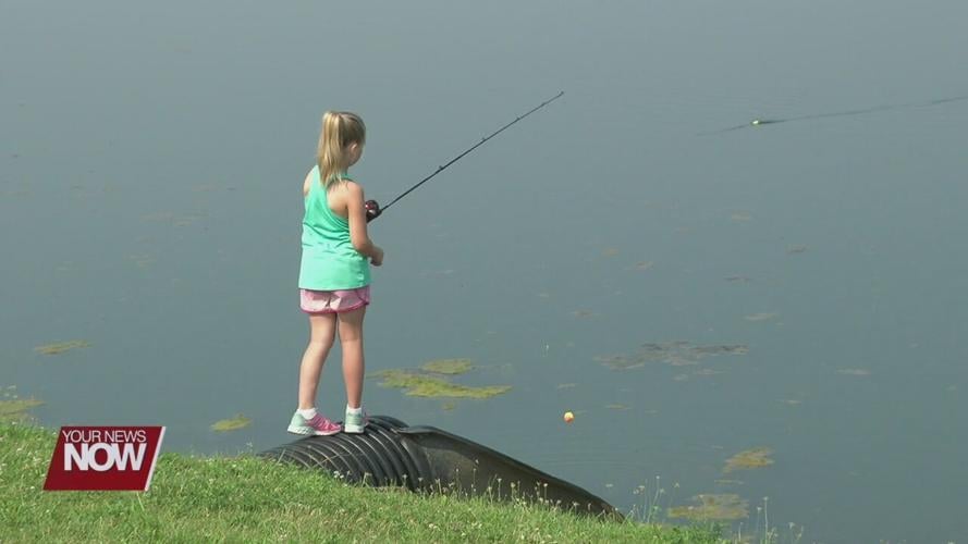 Local youth able to reel-in experience during a fishing demonstration
