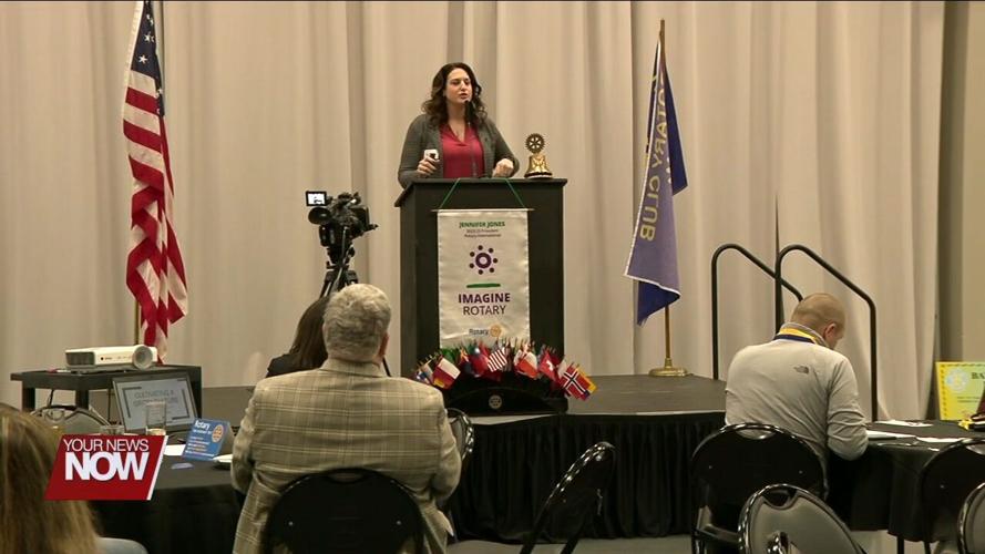 Lima Rotary Club welcomes Dr. Andrea Mata of BrightSpot Families as guest speaker