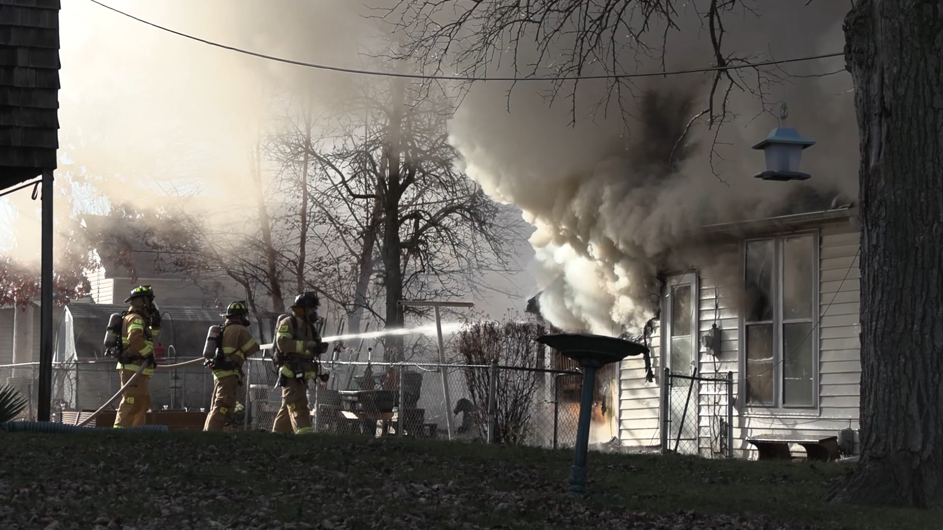 House Fire On E. Elm Causes Extensive Damage And Injures A Firefighter ...