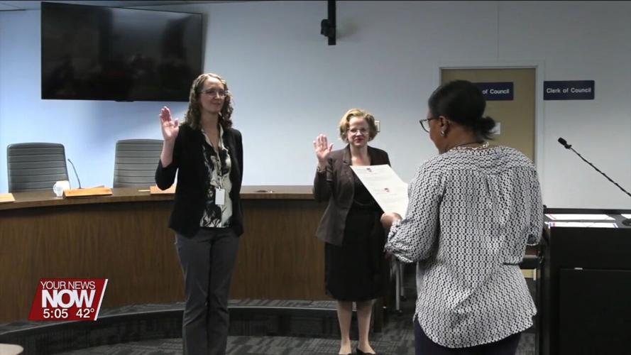 Lima Mayor Sharetta Smith swears in two more members of her administration