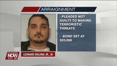 Van Wert man who allegedly threatened to set the jail on fire pleads not guilty