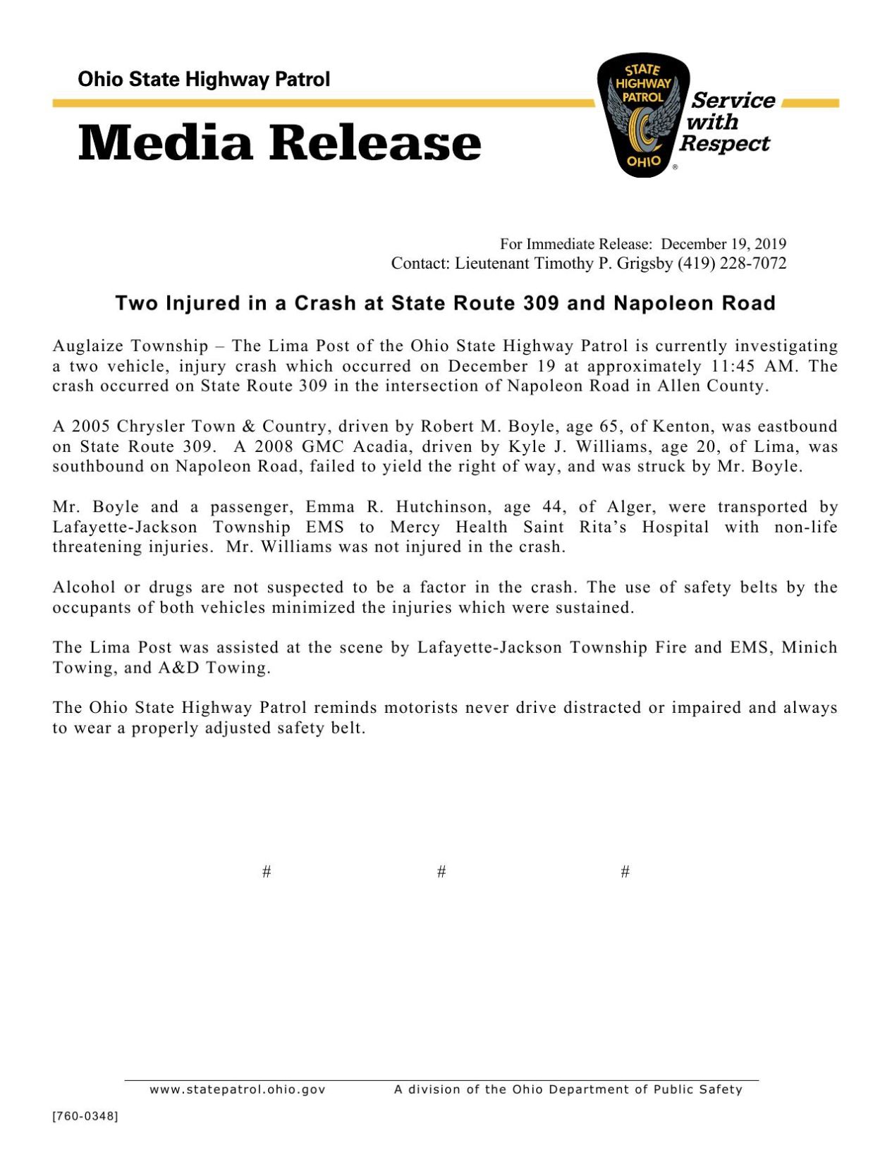 OSHP Media Release - State Route 309 and Napoleon Road Crash.pdf