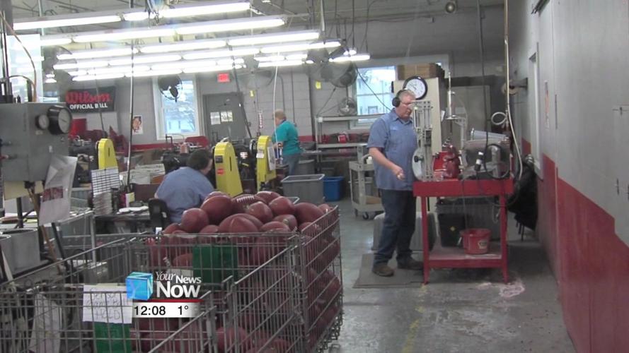 Wilson Football Factory in Ada begins production on Super Bowl footballs 2.jpg