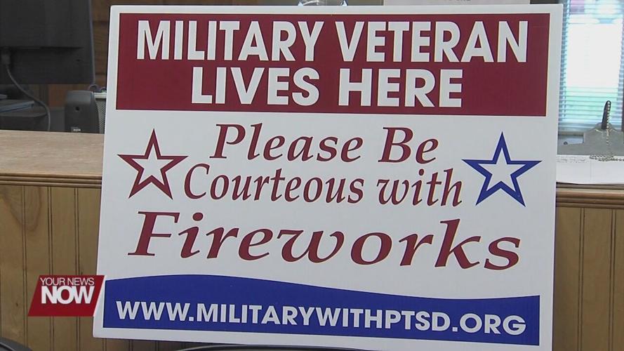 Being mindful of veterans when setting off fireworks