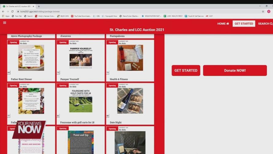 St. Charles and Lima Central Catholic's 6th annual auction currently underway