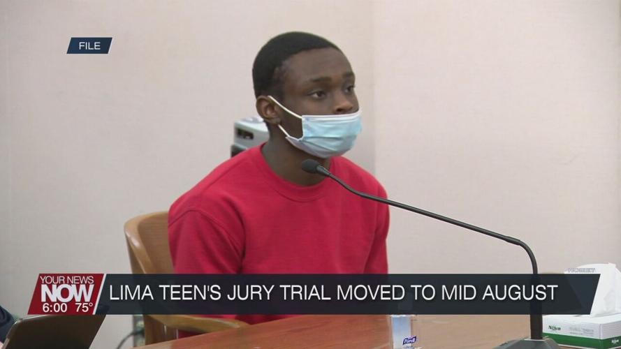 Lima teen indicted on murder charge has jury trial moved to mid-August