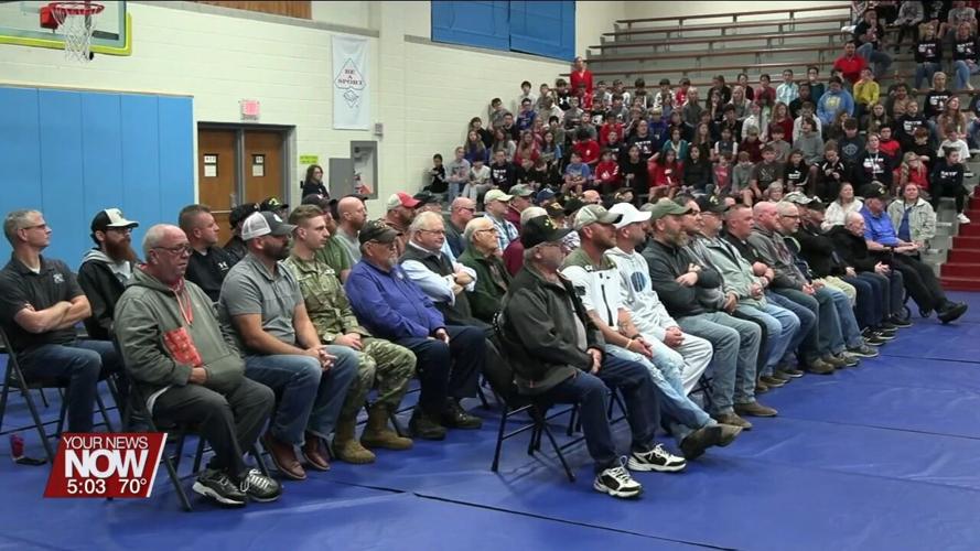Area veterans honored at Bath Middle School with breakfast and assembly
