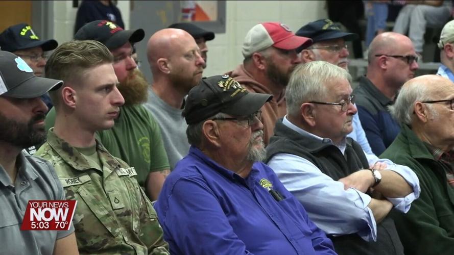Area veterans honored at Bath Middle School with breakfast and assembly