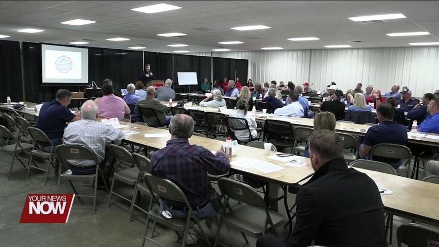 Allen County business leaders talk farm economics at Wake, Rattle, and Roll meeting