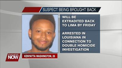 Suspect in Saturday's double homicide is being extradited back to Lima before the week ends
