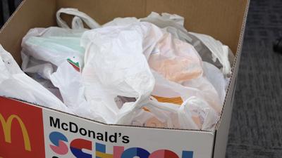 McDonald’s of Ohio delivers school supplies to Allen County Children Services