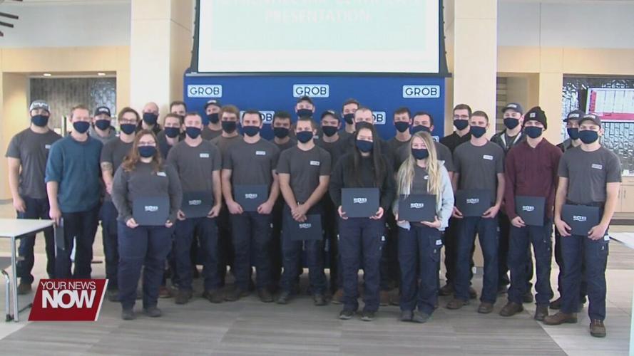 Partnership Between Rhodes State and GROB leads to 34 students receiving certification