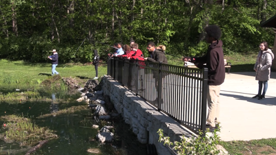 Lima parks and ODNR host fishing experience for local students