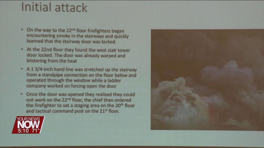 Chief Andy Heffner talks fire safety at West Central Ohio Safety Council meeting