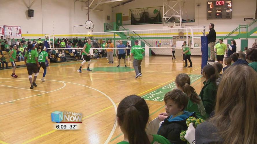 St. Gerard 8th graders face off against teachers in celebration of Catholic School's Week