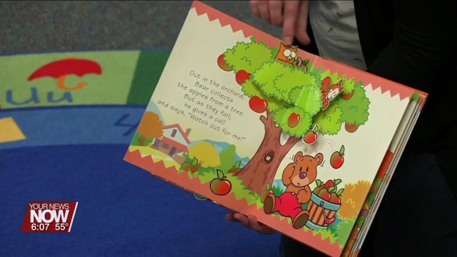 Children enjoy Thanksgiving themed story time at the Lima Public Library